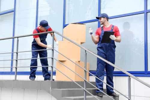 Commercial office relocation support in Borough with desks and equipment