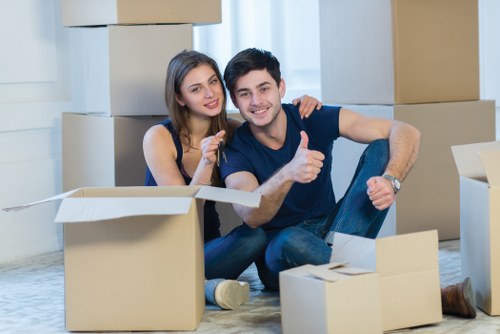 Local removals team planning a furniture move in Borough