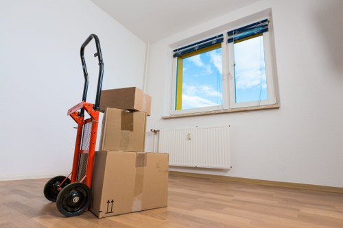 Careful loading of household items for a Borough relocation