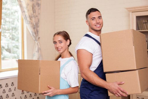 Man and van helping with household items and furniture transport