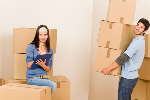 Careful handling of sofas and large household furniture in Borough